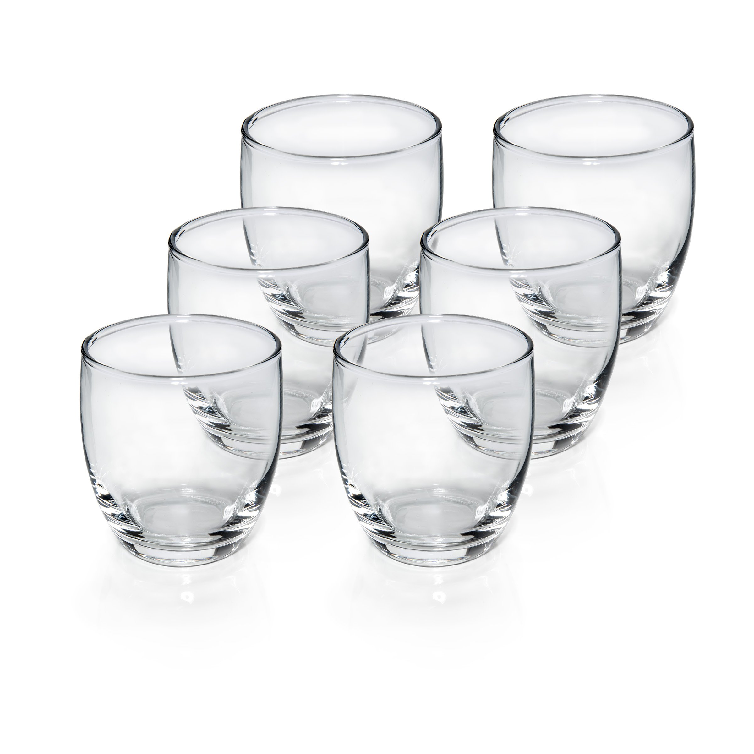 Sixby Set of 6 Dessert Glasses Set - Atika Diameter 72.5 mm, Height 81 mm, Capacity 245 ml - Dishwasher Safe - Image 3
