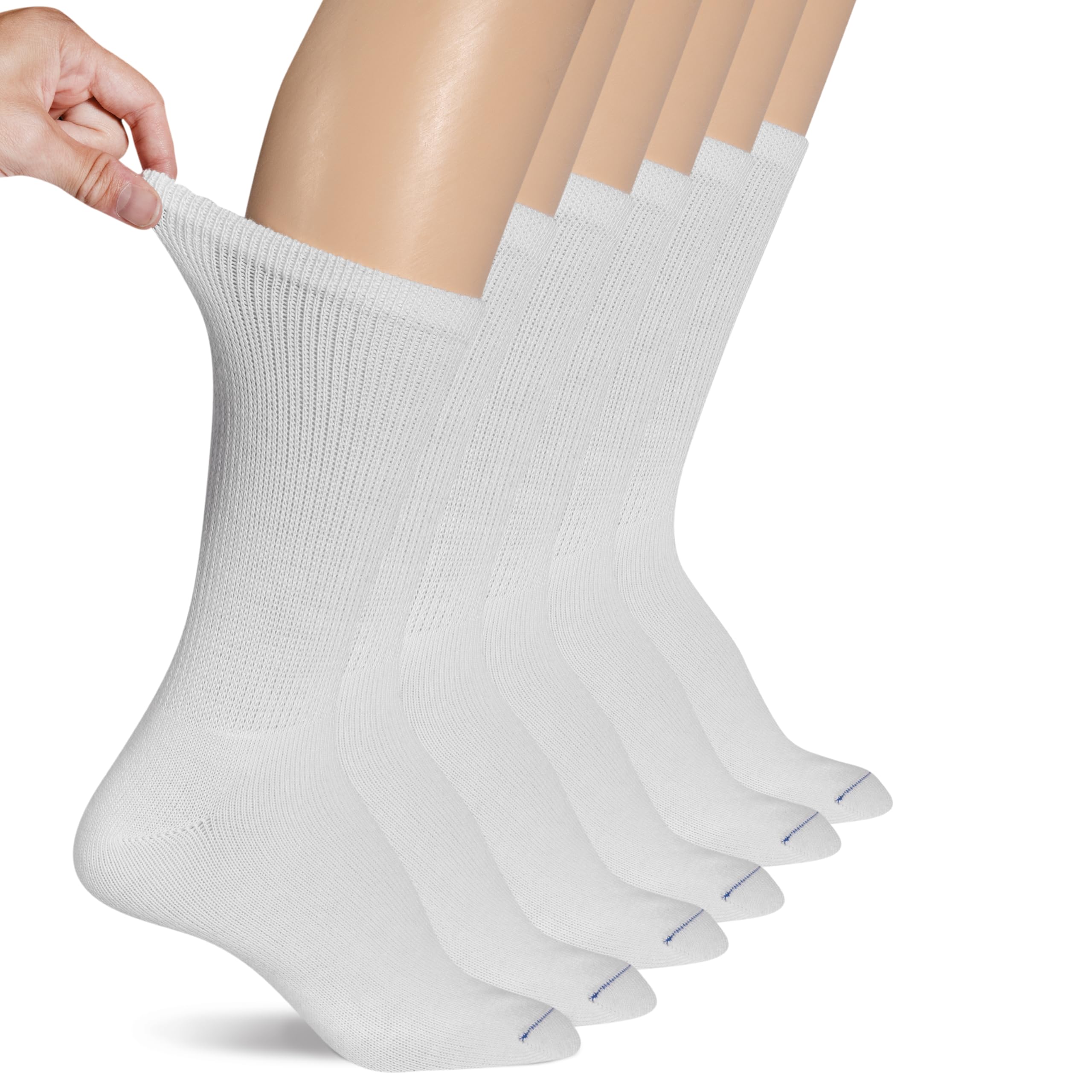 Dr. Scholl's womens Diabetes & Circulator Socks - 4 & 6 Pair Packs - Non-binding Moisture Management