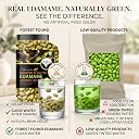 Forest Found Roasted & Salted Edamame (300g) Beans | 46% High Protein & 14% Fiber | Oil-Free Vacuum Roasted Crunchy Seeds | Low Carb, Plant-Based Protein Healthy Snack | Young Green Soybeans gallery image