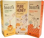 BeeFamily - Special-Tea Honey Stick Set 300g - Lemon Honey, Pure Honey, Ginseng Honey