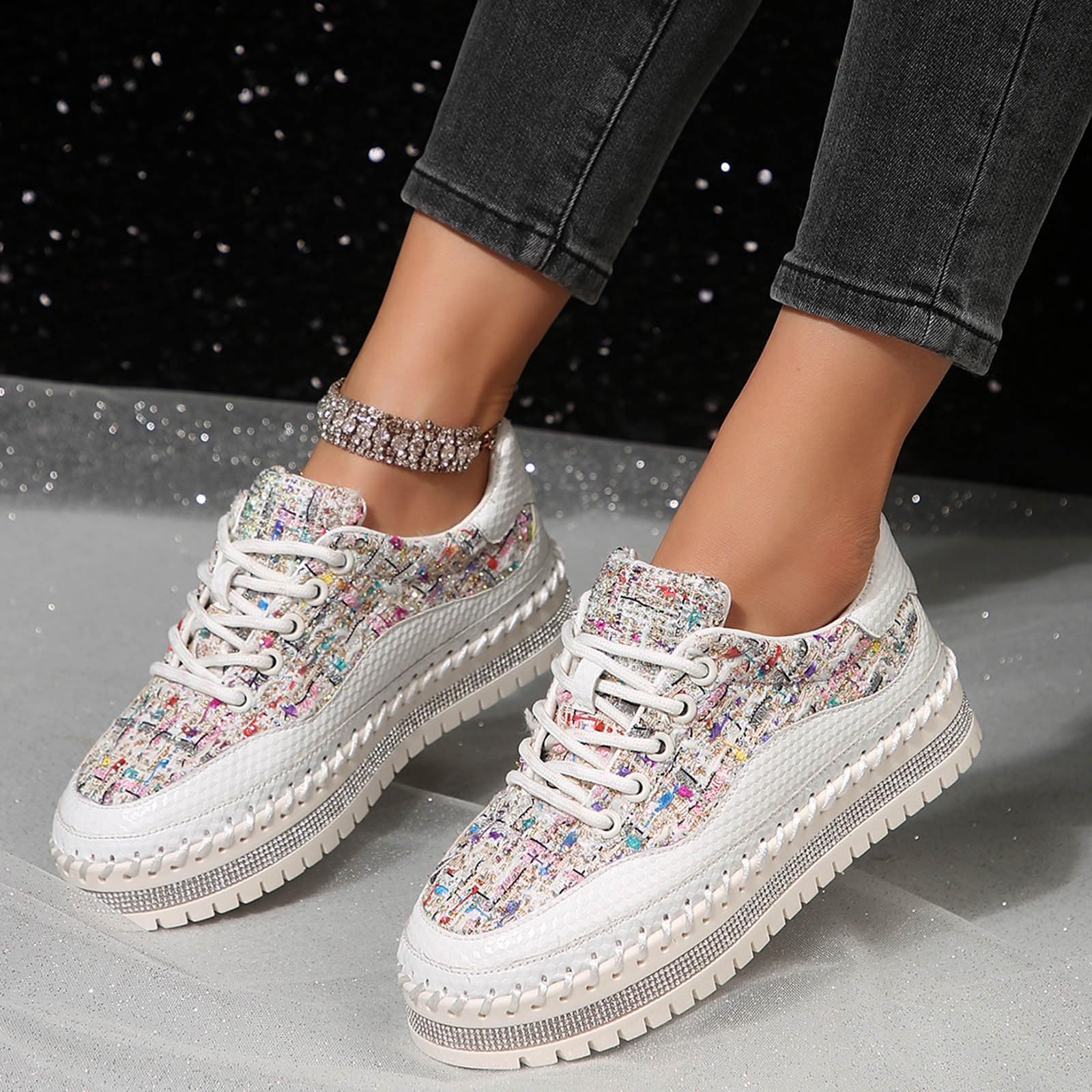 NNGOTD Damen Slip On Sneakers Leichte Turnschuhe Atmungsaktiv Mesh Sportschuhe rutschfest Leichtgewichts Atmungsaktiv Walkingschuhe Outdoor Tennisschuhe Sportschuhe Freizeitschuhe Sommerschuhe