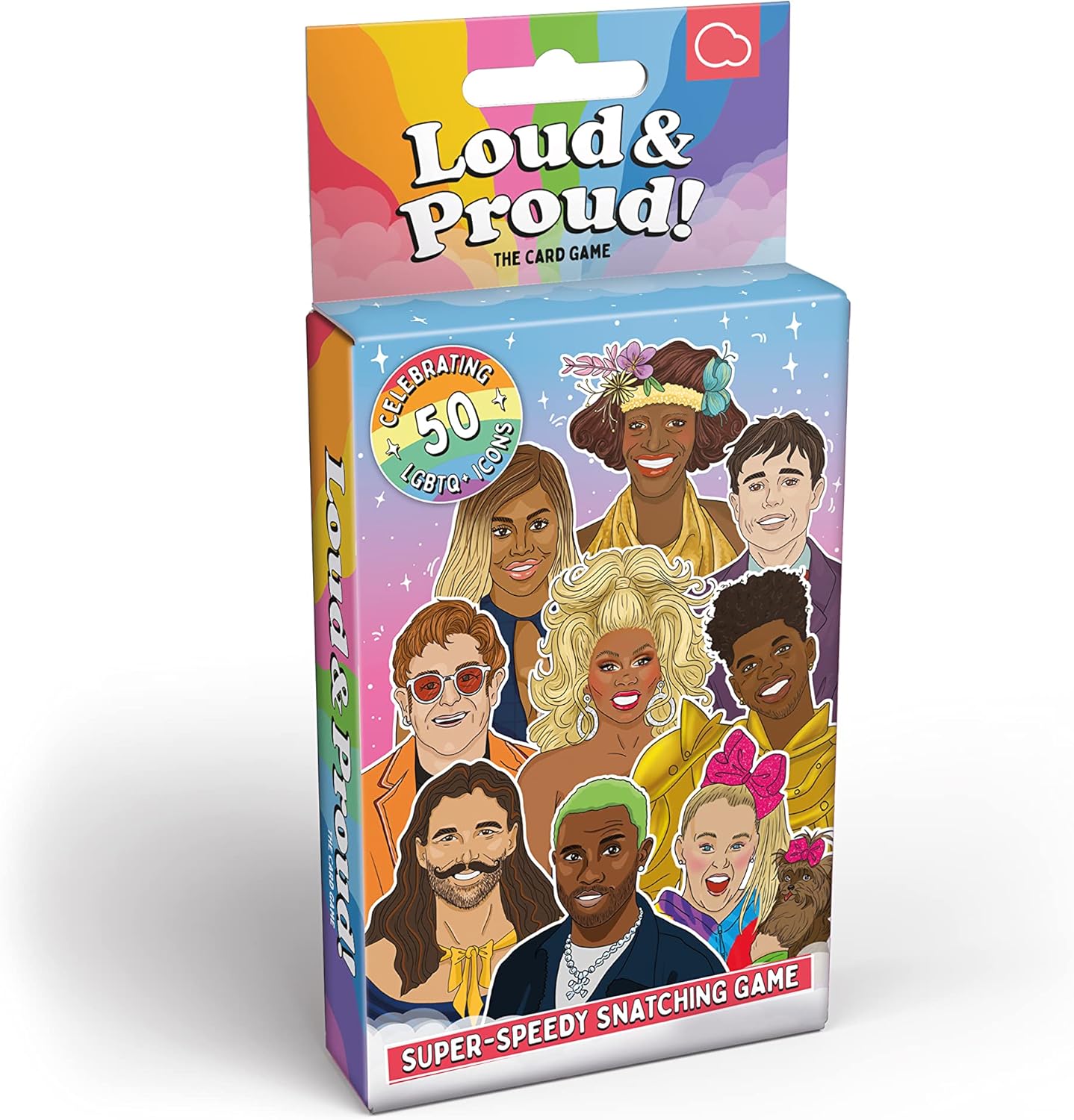 Bubblegum Stuff Loud & Proud The Game – LGBTQ+ Speedy Spoons Card Game – Collect A Set and Snatch A Flag – Fast and Fun Game for The Whole Family