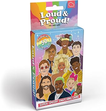 Bubblegum Stuff Loud & Proud The Game LGBTQ+ Speedy Spoons Card Game Collect A Set and Snatch A Flag Fast and Fun Game for The Whole Family