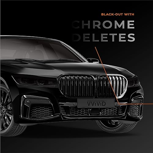 Miniatura 3 de VViViD + Cinta de vinilo satinado para detalles de rayas (2 pulgadas x 20 pies, negro)