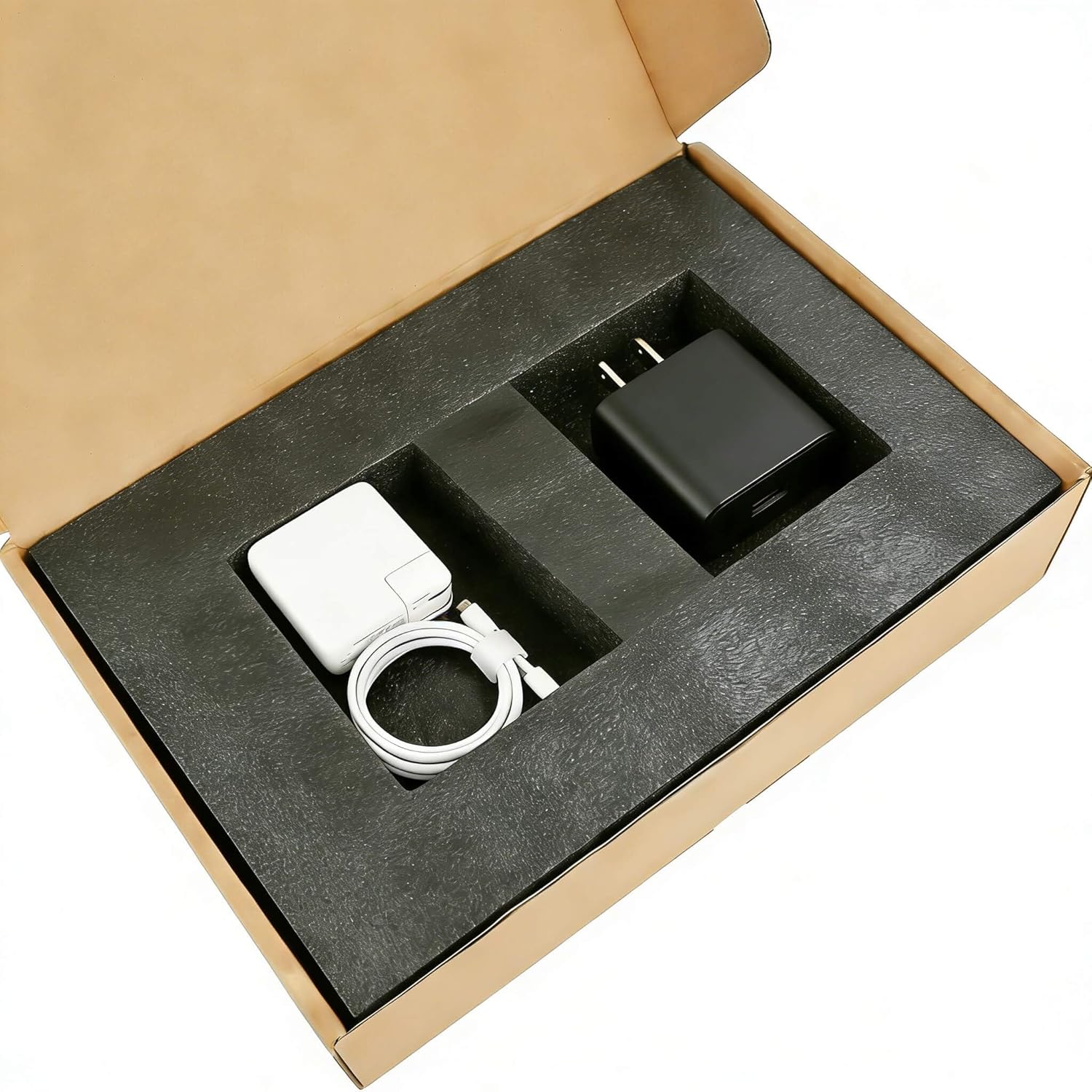 Laptop Shipping Box Secure Mailer Boxes Cardboard Shipping Box for Laptop Storage and Moving, Fits Most Screen Sizes (Black)