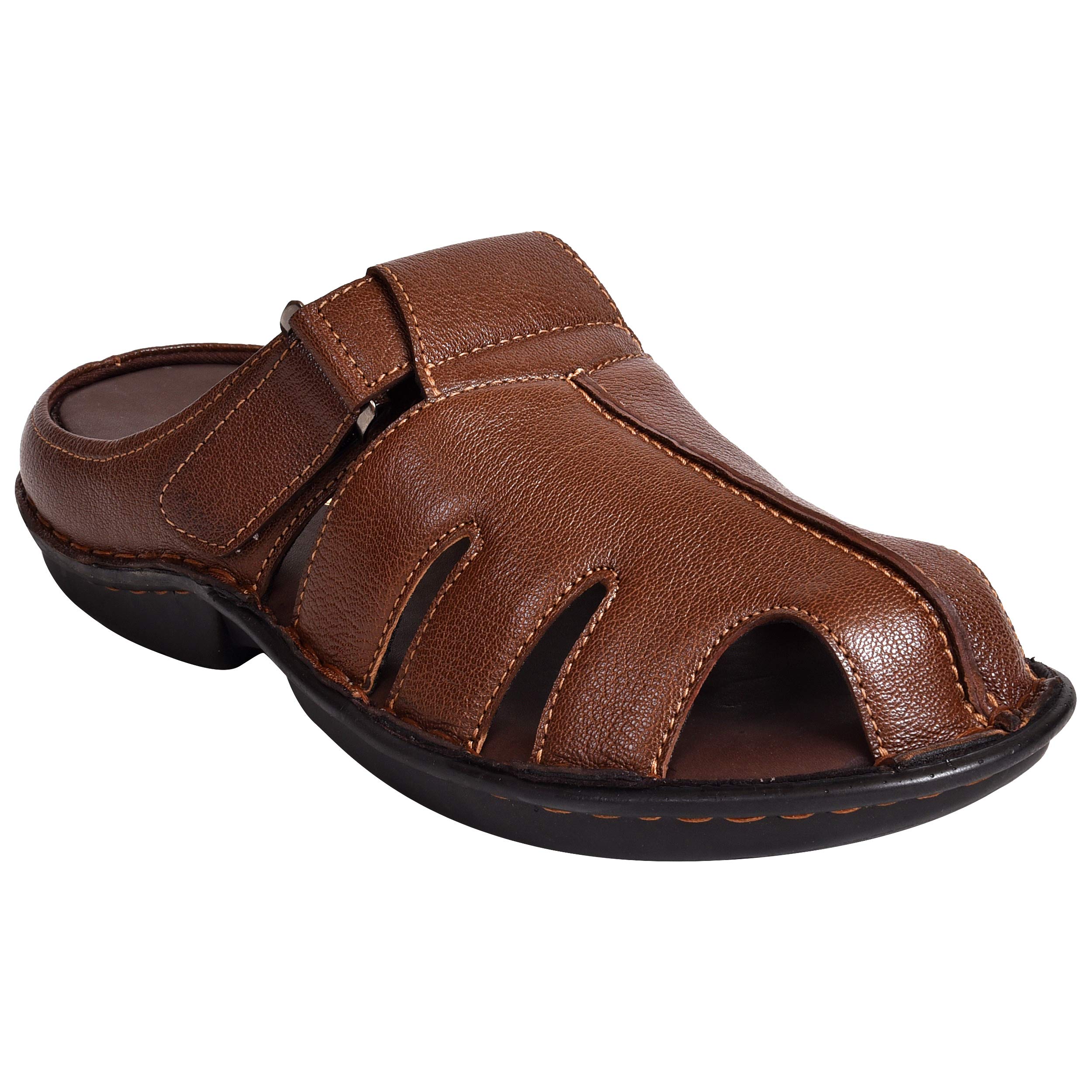 Ajanta Mens Brown Synthetic Leather Sandal - 8 UK (B07M8GG3RS) Amazon Price History, Amazon Price Tracker