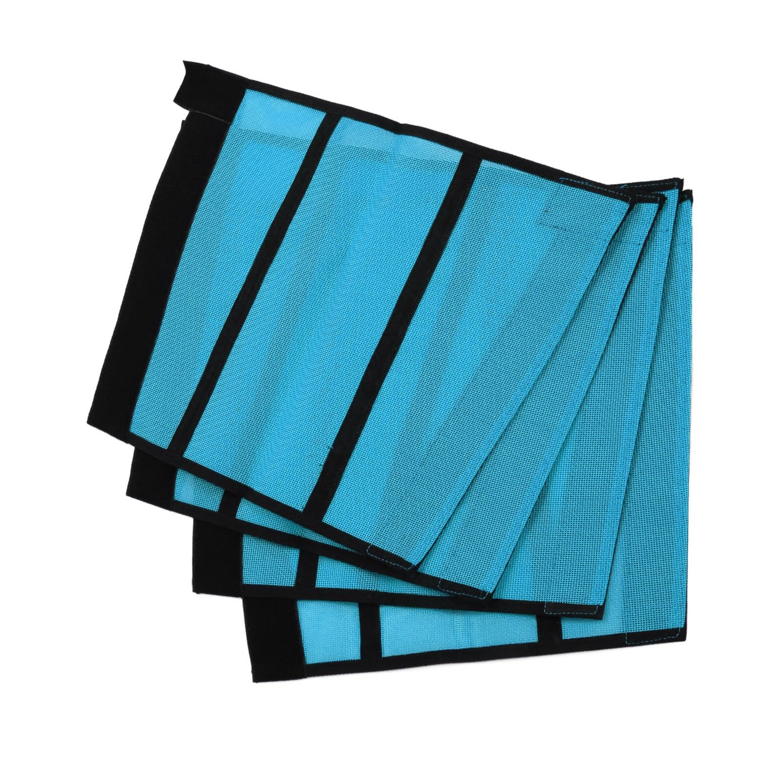 Horse Fly Leggings, Horse Fly Boots 4Pcs Prevent Trampling Fine Mesh Protective for Horse Pasture (Blue)