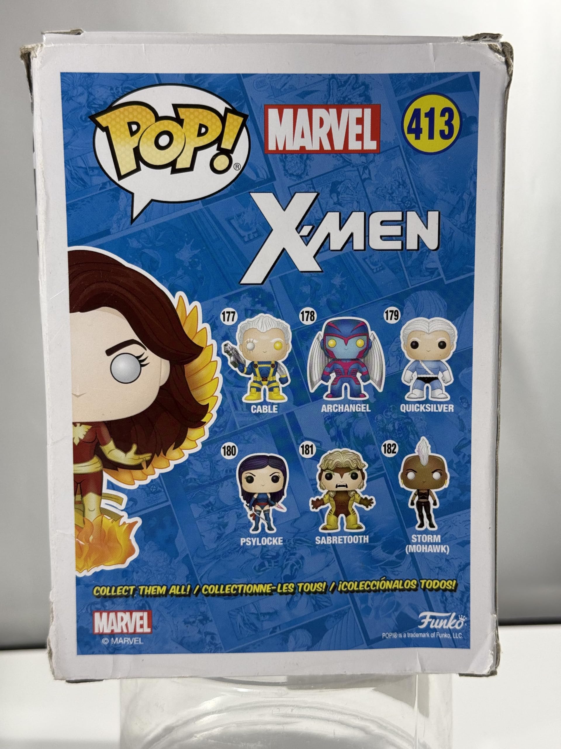 Funko Pop! X-Men 413 Dark Phoenix with Flames, Red, Yellow - Image 3