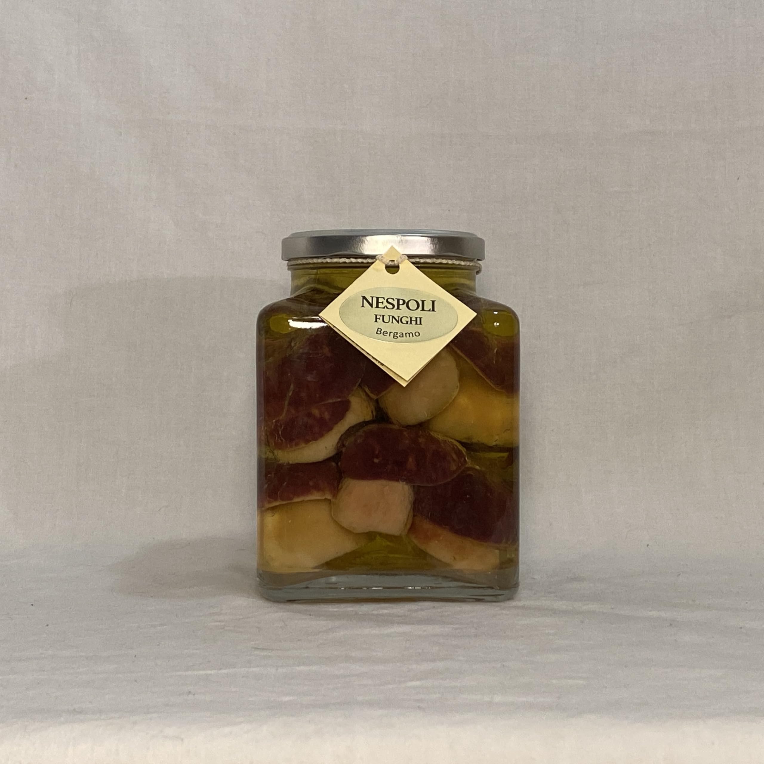 Ganze Steinpilze „Testa Nera“ in Olivenöl – 980 g – Italienische Feinkost im Glas – Nespoli Funghi
