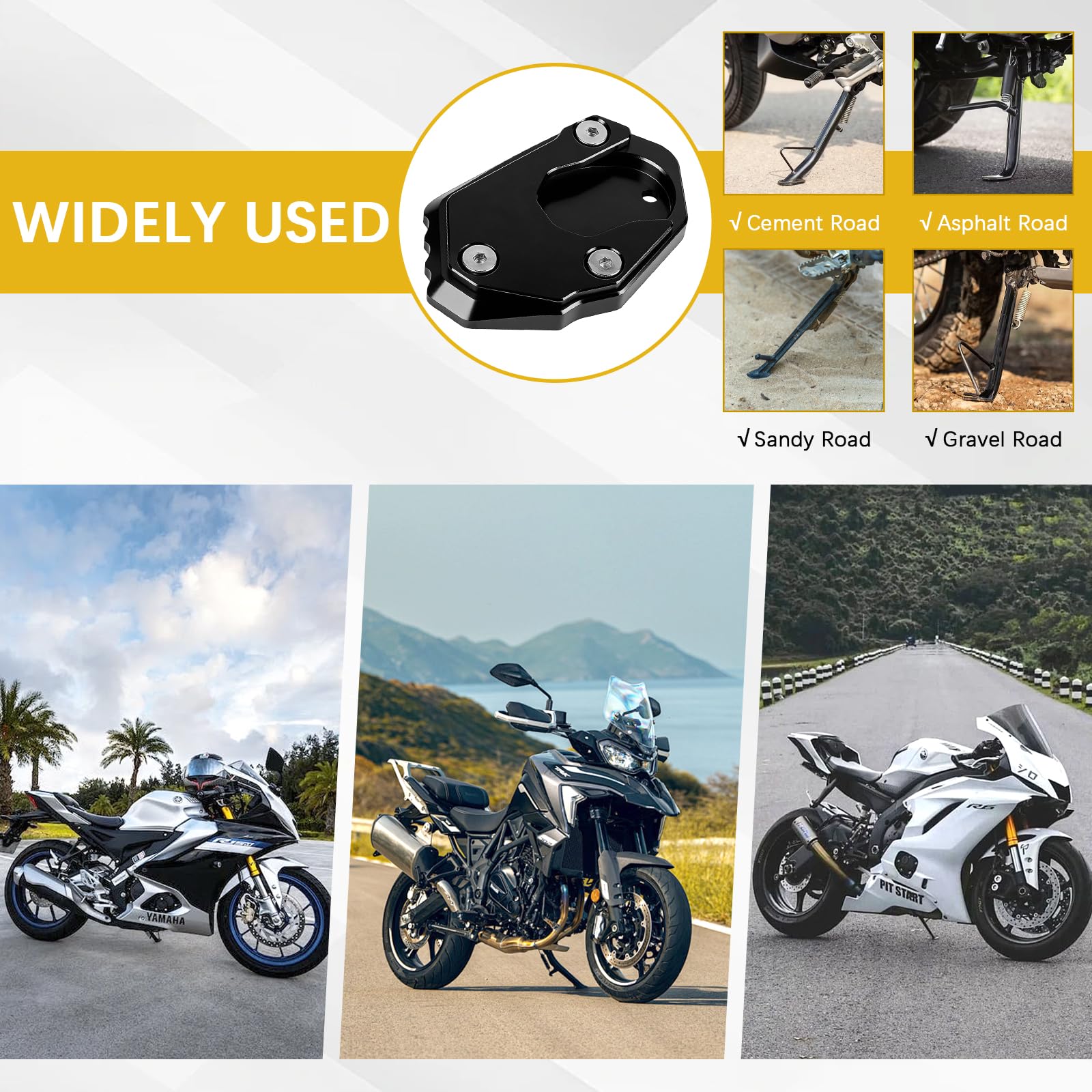 EXLECO Rozszerzenie podpórki bocznej motocykla