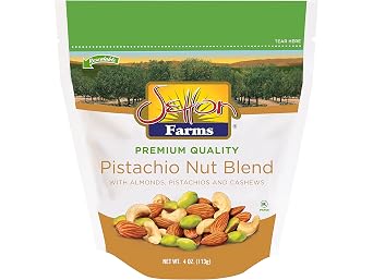 Setton Farms Pistachio Nut Blend with Almonds, Pistachios and Cashews, 4 oz Resealable Bag