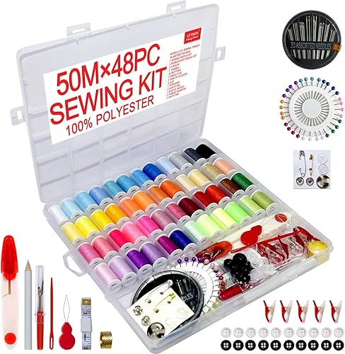 20 hilos de coser de poliéster prácticos de 120 yardas cada uno