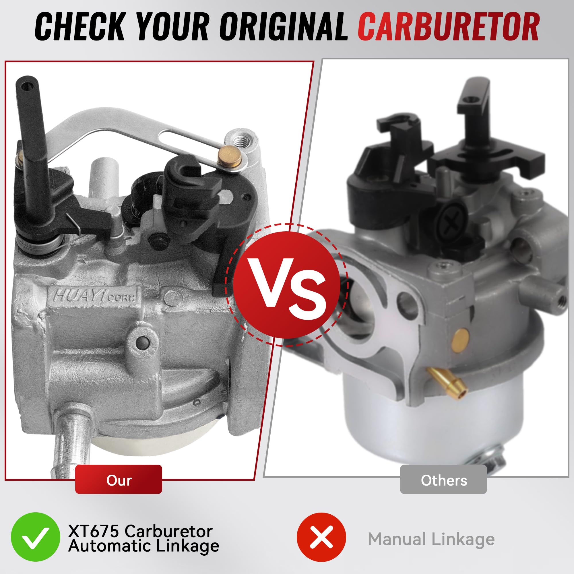 Amazon.com: Fullas Huayi XT675 Carburetor for Kohler 14 853 68-S