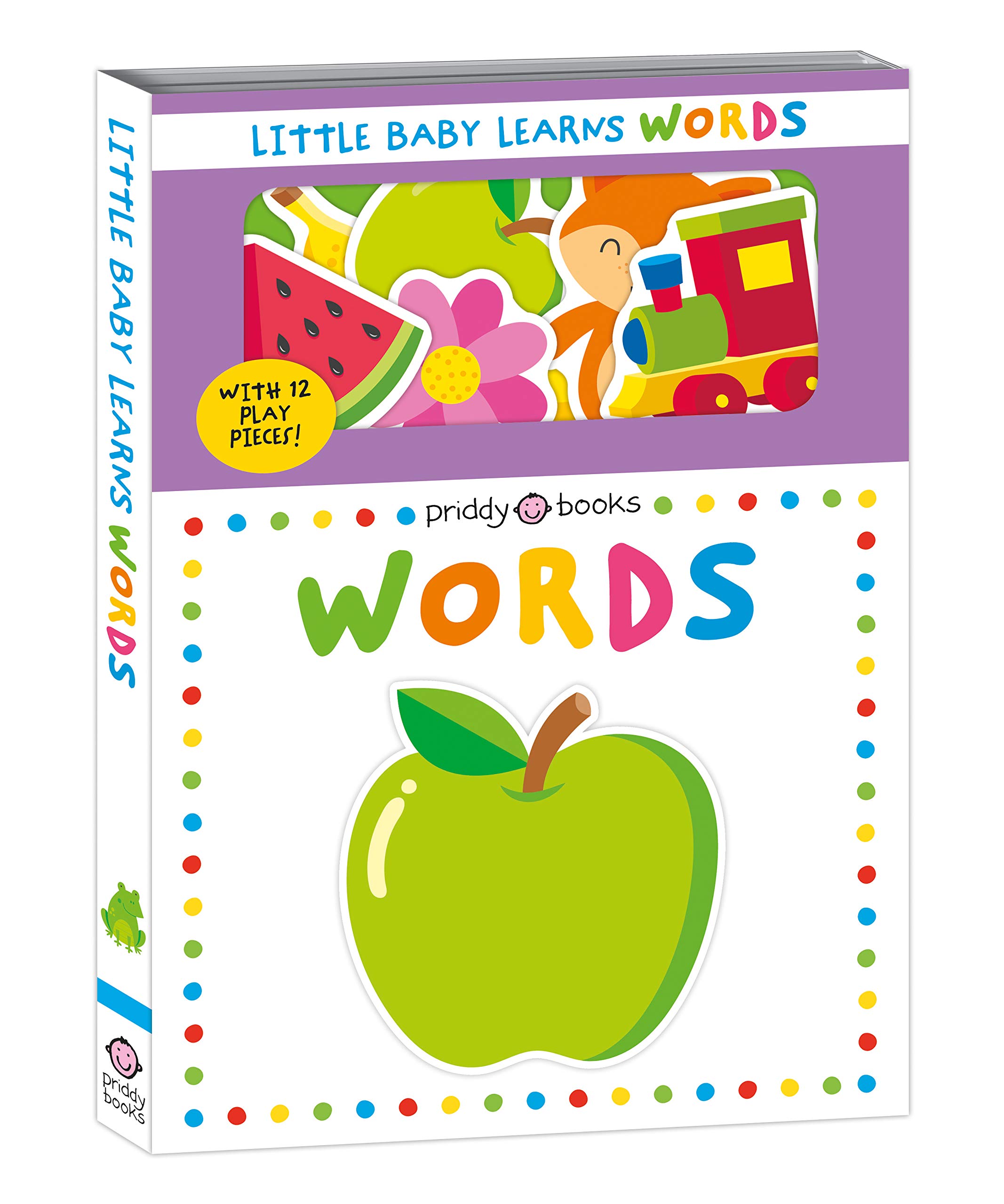 Roger Priddy Little Baby Learns Words Book - Board Book - Multicolor