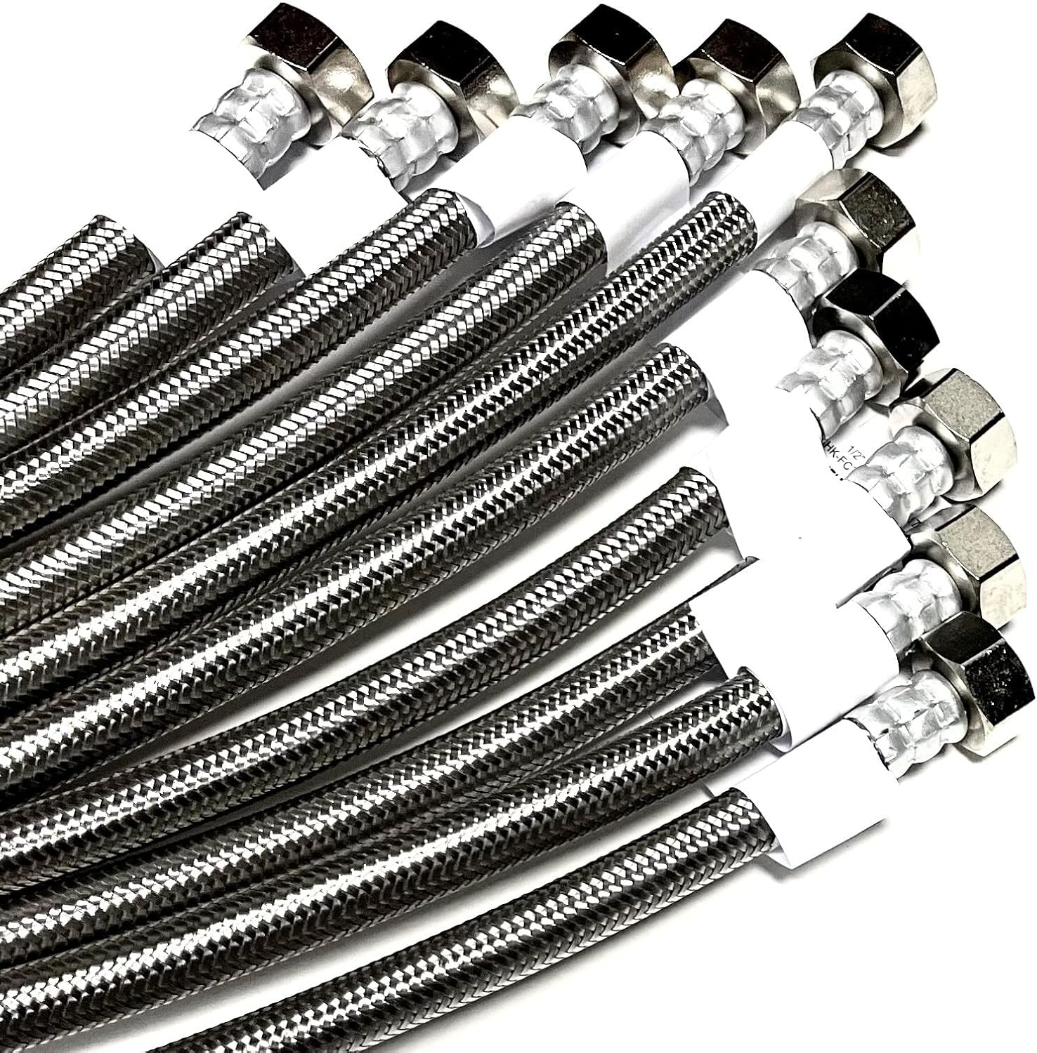 Faucet Water Supply Connector Line Braided Stainless Steel, Faucet