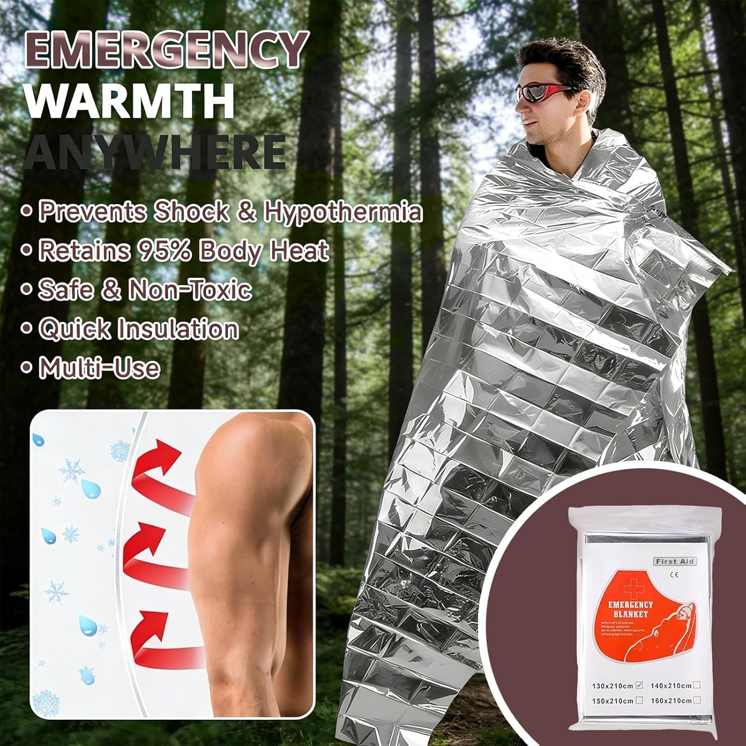 IFAK Trauma Kit with Tourniquet, 4-Inch Israeli Bandage, Elastic Bandages, Set of 34 Pieces Tactical First Aid Kit for Car, Camping, Hiking and Travel (Black)