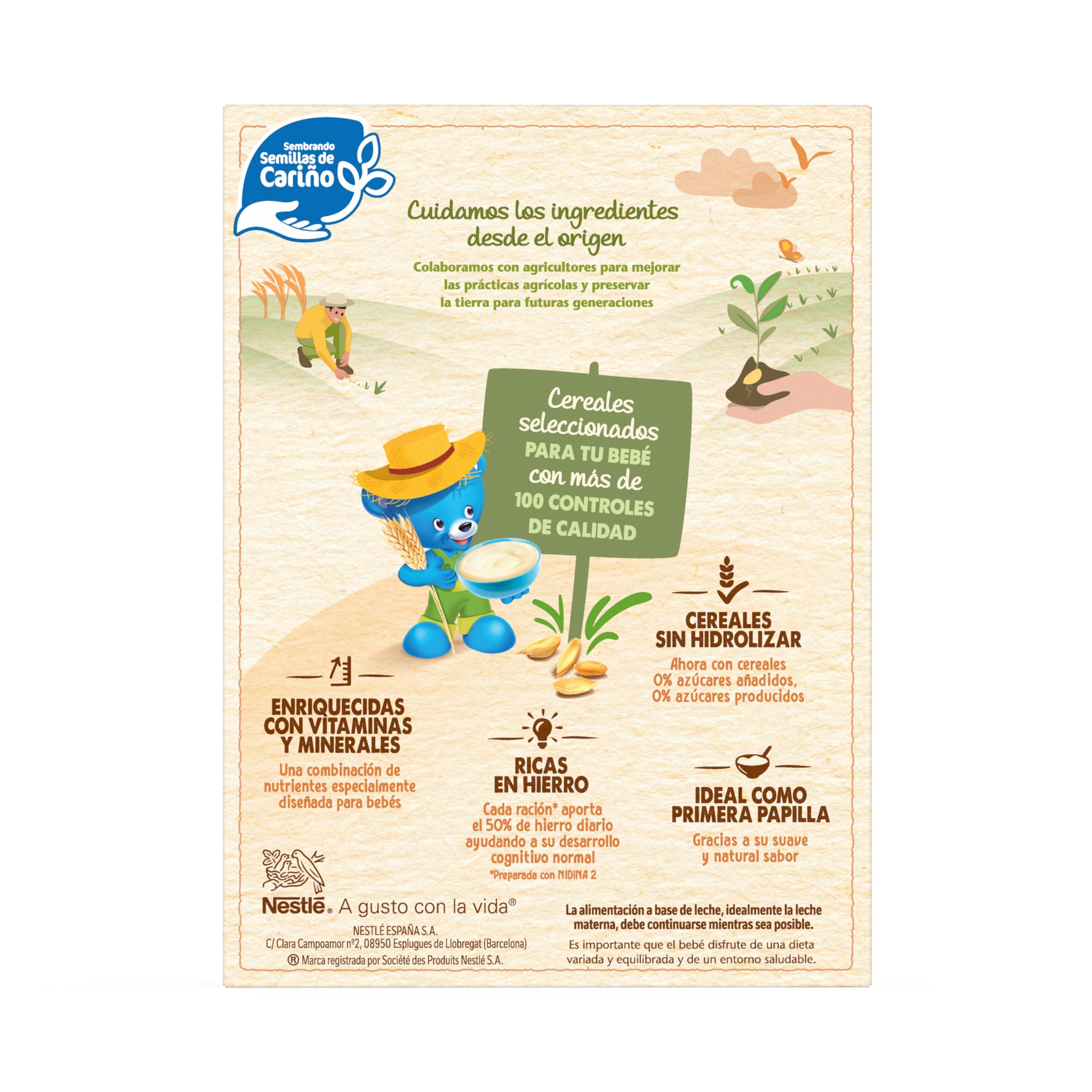 NESTLÉ Papilla Sin gluten 9x180g