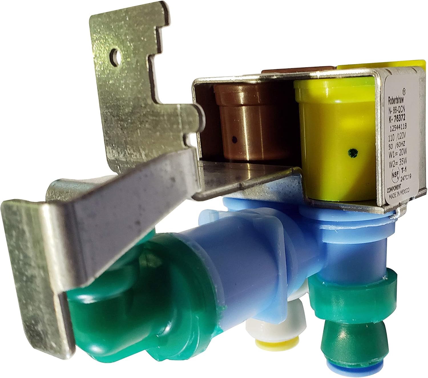 What's Up? 67006531 Refrigerator Dual Water Inlet Valve For