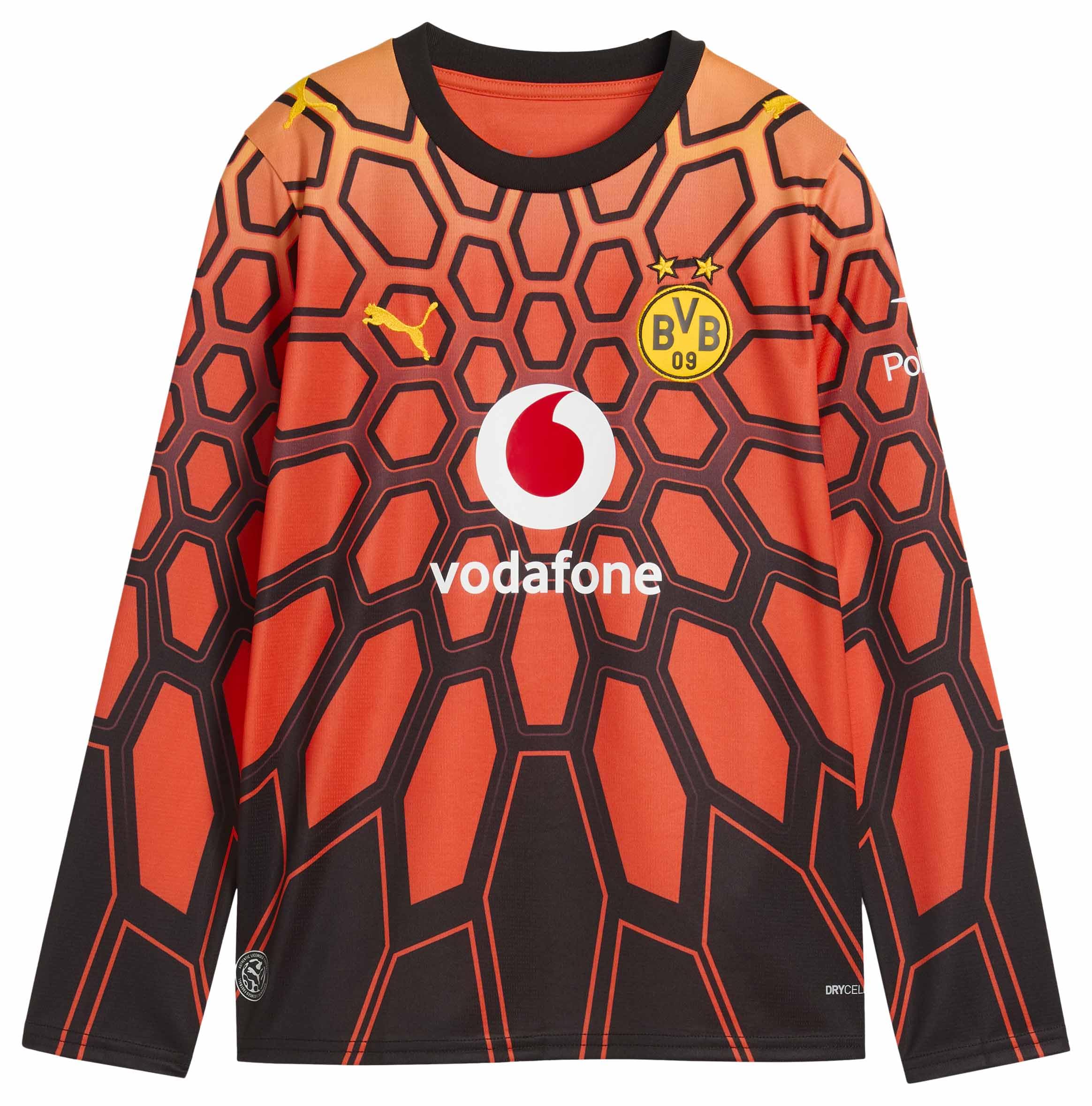 Puma Jungen BVB Gk Replica Ls Jersey Jr Trikots (1er Pack)
