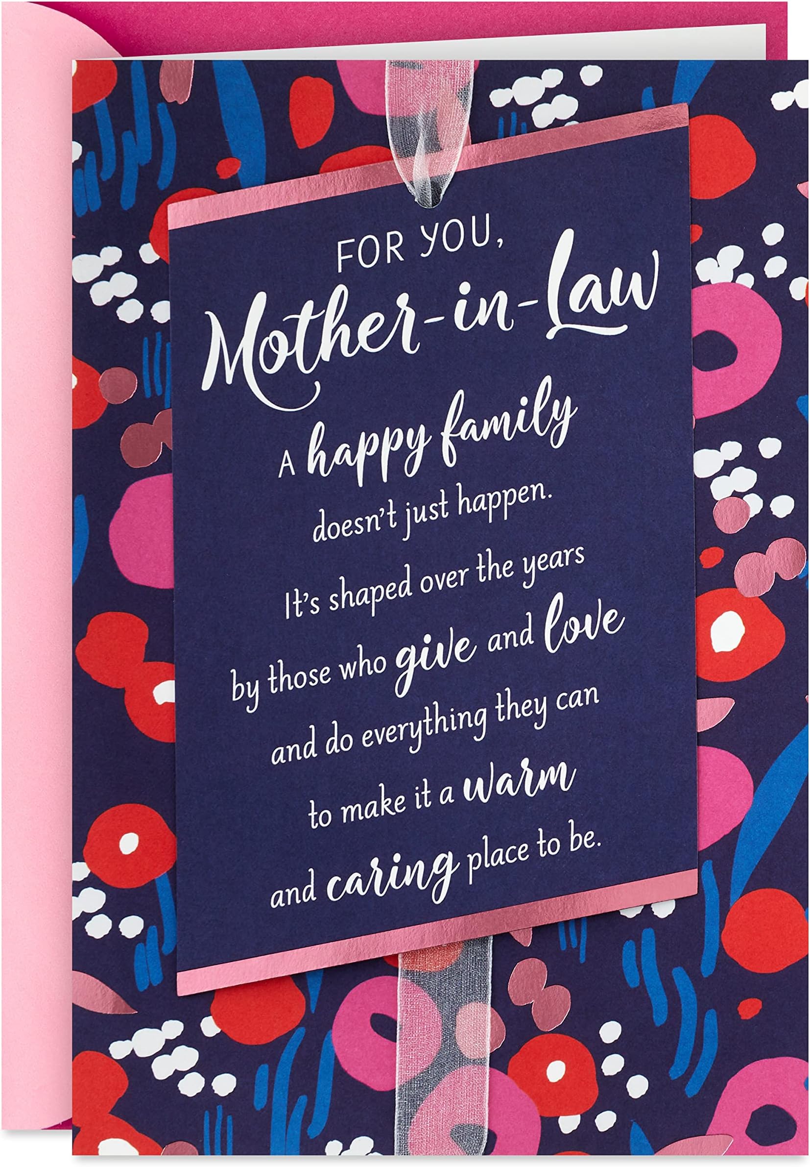 Hallmark Card for Mother in Law for Birthday, Thinking of You, Congrats, or Any