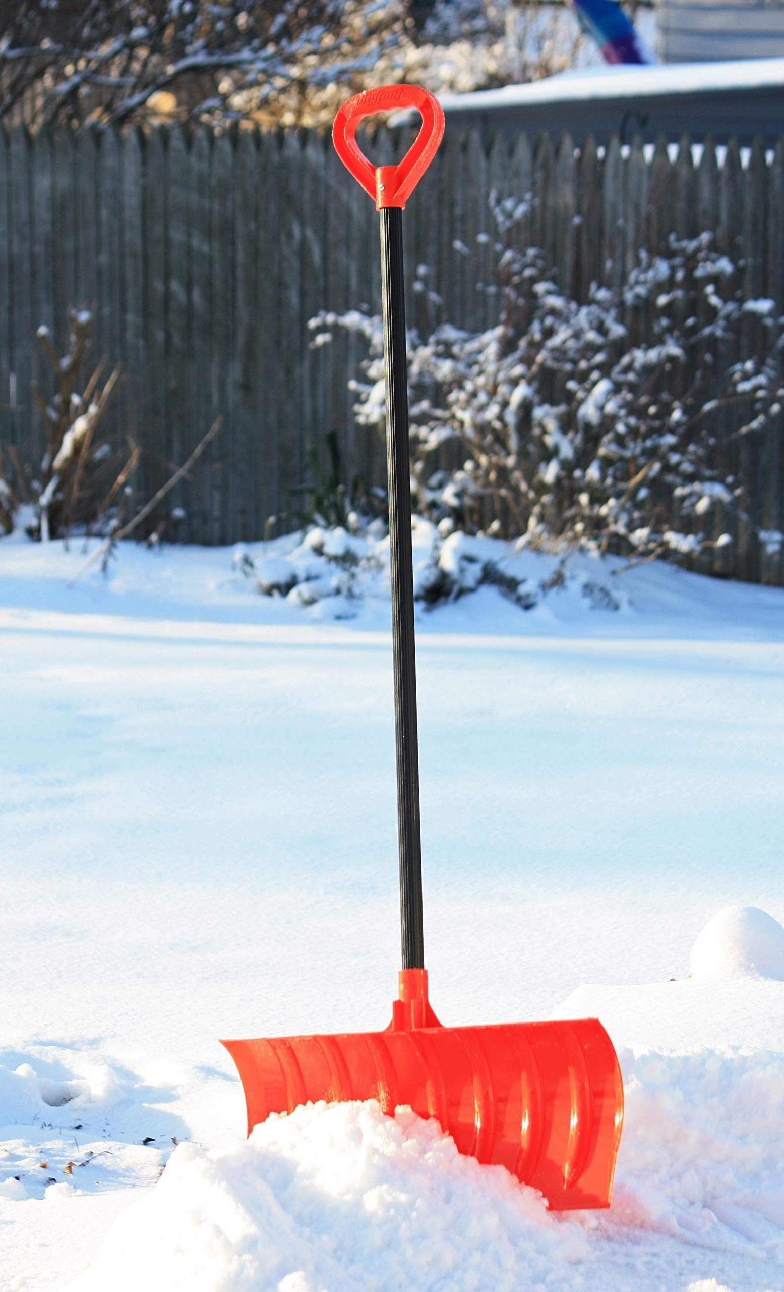 Ames Heavy Gauge Aluminum Snow Pusher With Long handle