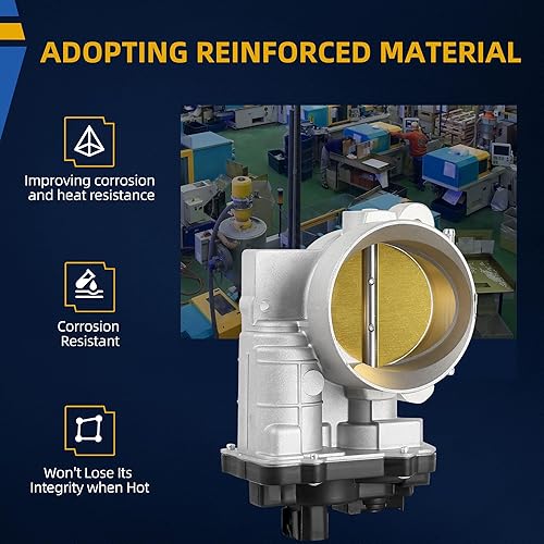 Miniatura 5 de DWVO Cuerpo electrónico del acelerador compatible con Chevy Avalanche Express Silverado Suburban Tahoe Trailblazer Cadillac Escalade Hummer H2 GMC