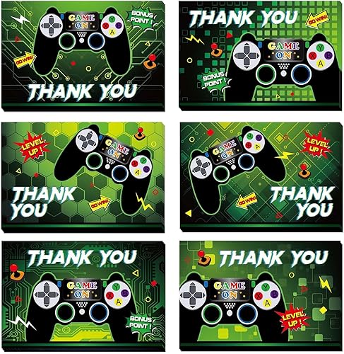 Vista 36 de WERNNSAI Tarjetas de agradecimiento de dinosaurios, 24 unidades, decoraciones de cumpleaños de dinosaurios rosados, tarjetas de felicitación