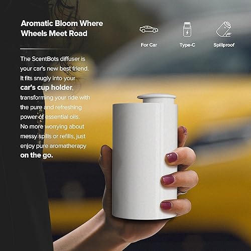 Miniatura 4 de Difusor de aceite esencial sin agua para aromaterapia en el hogar, difusor de nebulización de automóvil, funciona con pilas, 0.2-0.7 fl oz, mini