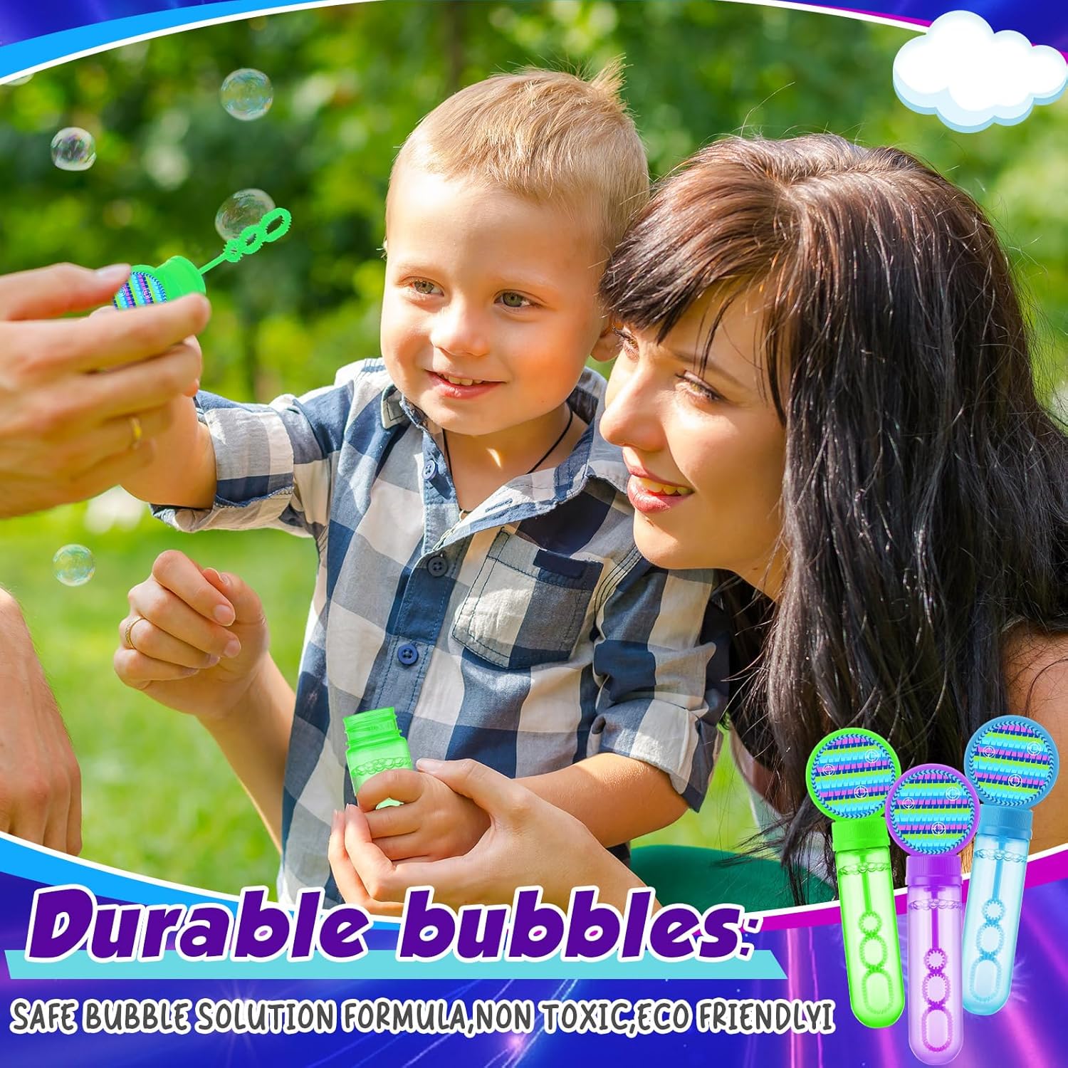 24 Pcs Video Game Bubble Wands Mini Bubble Party Favor Toys for Kids Toddlers Birthday Goodie Bag Stuffer Filler Summer Activity Wedding Outdoor Classroom Reward Gifts