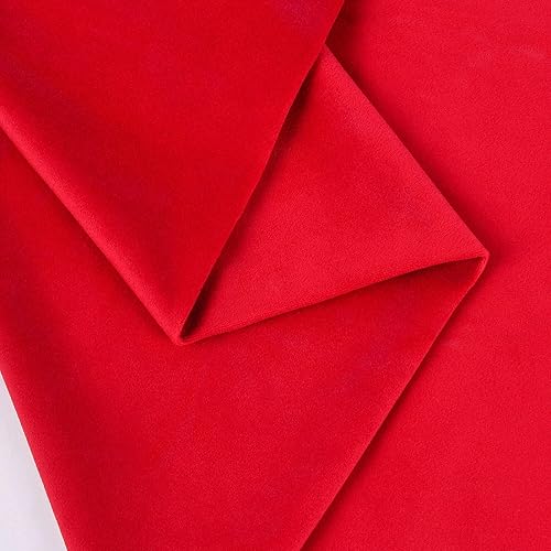 Miniatura 10 de Tela de tapicería de terciopelo, lujosa, suave para decoración del hogar, sofá, silla, proyectos de cojín (negro, 1 yarda)