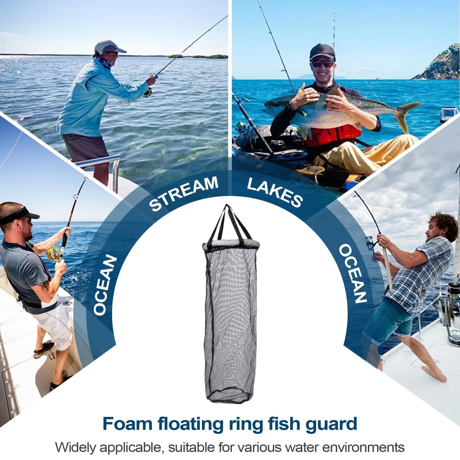 Filet De Pêche Métallique Pliable – Solide, Portable, Pour Poissons, Crabes Et Crustacés
