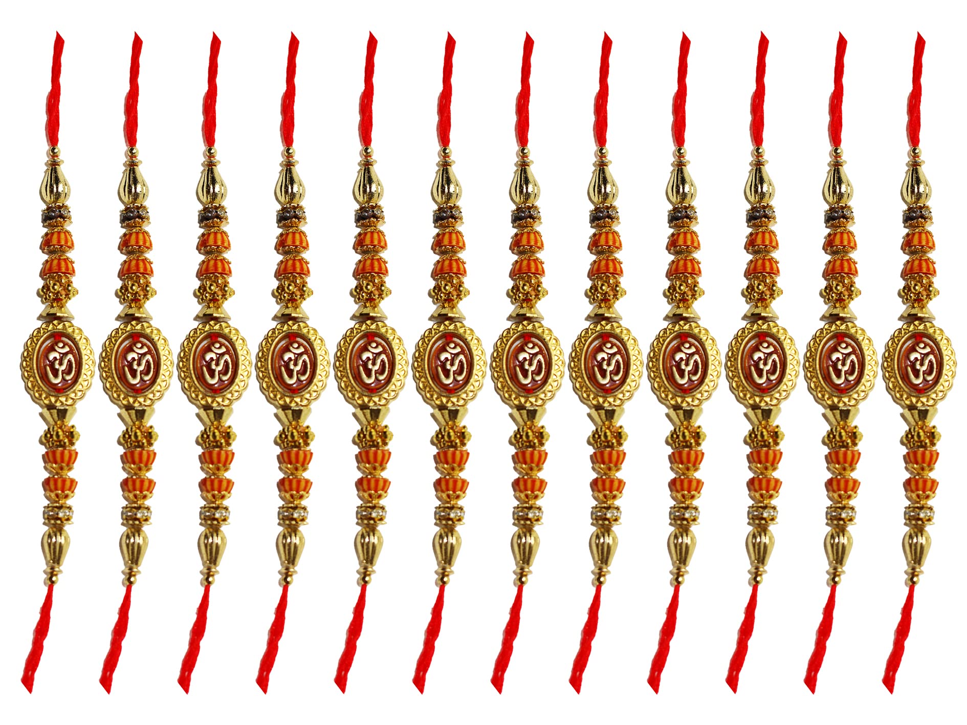 Raksha Bandhan Rakhi for Your Brother 2021 Designs | Set of 12 Rakhadi Bracelets to Gift Your Bhai and Bhabhi