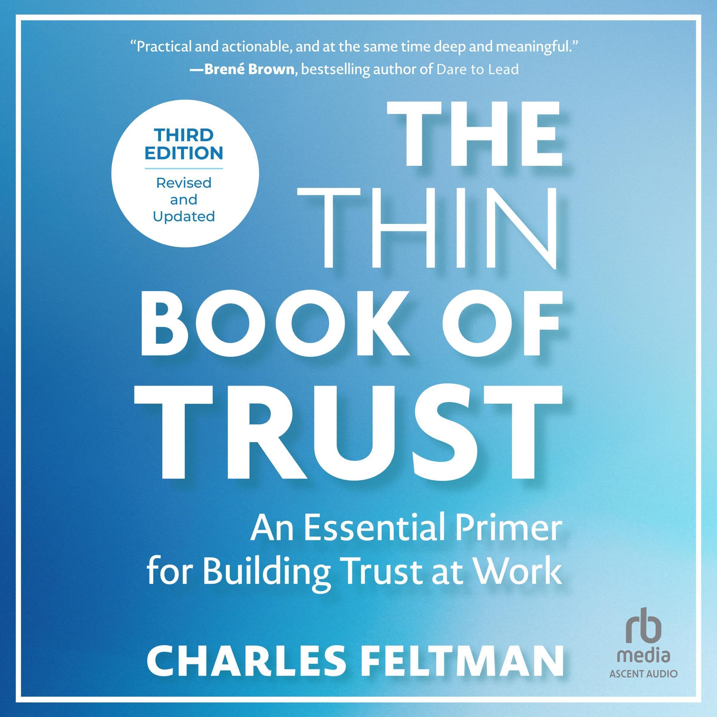 Cover art for The Thin Book of Trust (Third Edition)