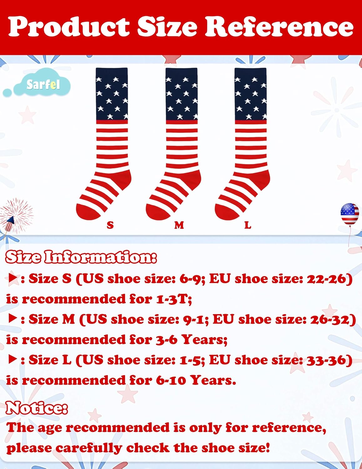 Sarfel Kids Soccer Socks Toddler Soccer Socks Boys Baseball Socks Girls Softball Socks Youth Football Accessories Kids Cotton