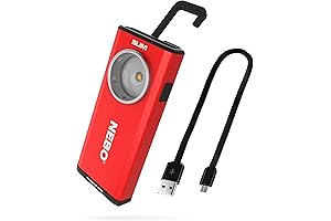 Rechargeable LED Flashlight with High Lumens and Pocket Clip