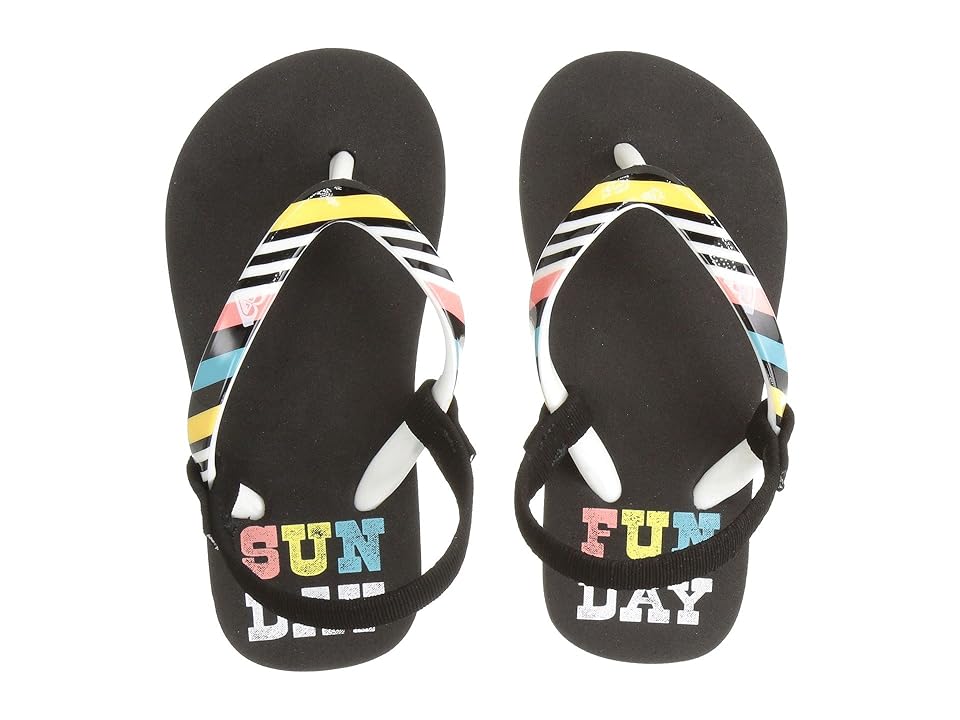 

Roxy Kids Pebbles VI (Toddler) (Black Graphic) Girls Shoes