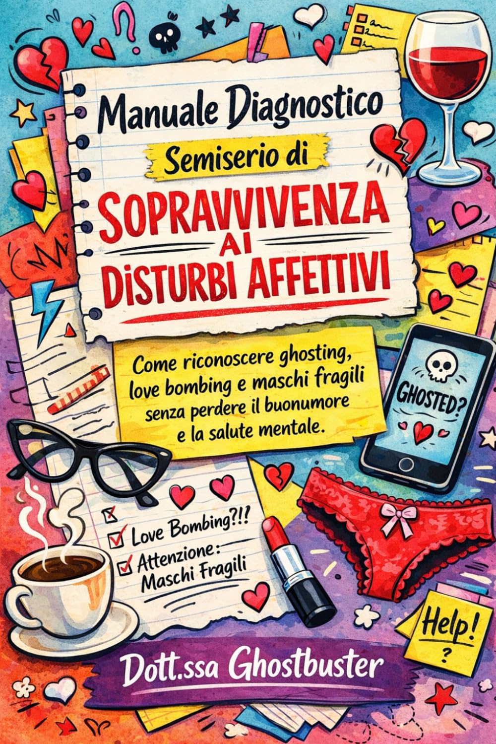 Manuale diagnostico semiserio di sopravvivenza ai disturbi affettivi: Come riconoscere ghosting, love bombing e maschi fragili senza perdere il buonumore e la salute mentale