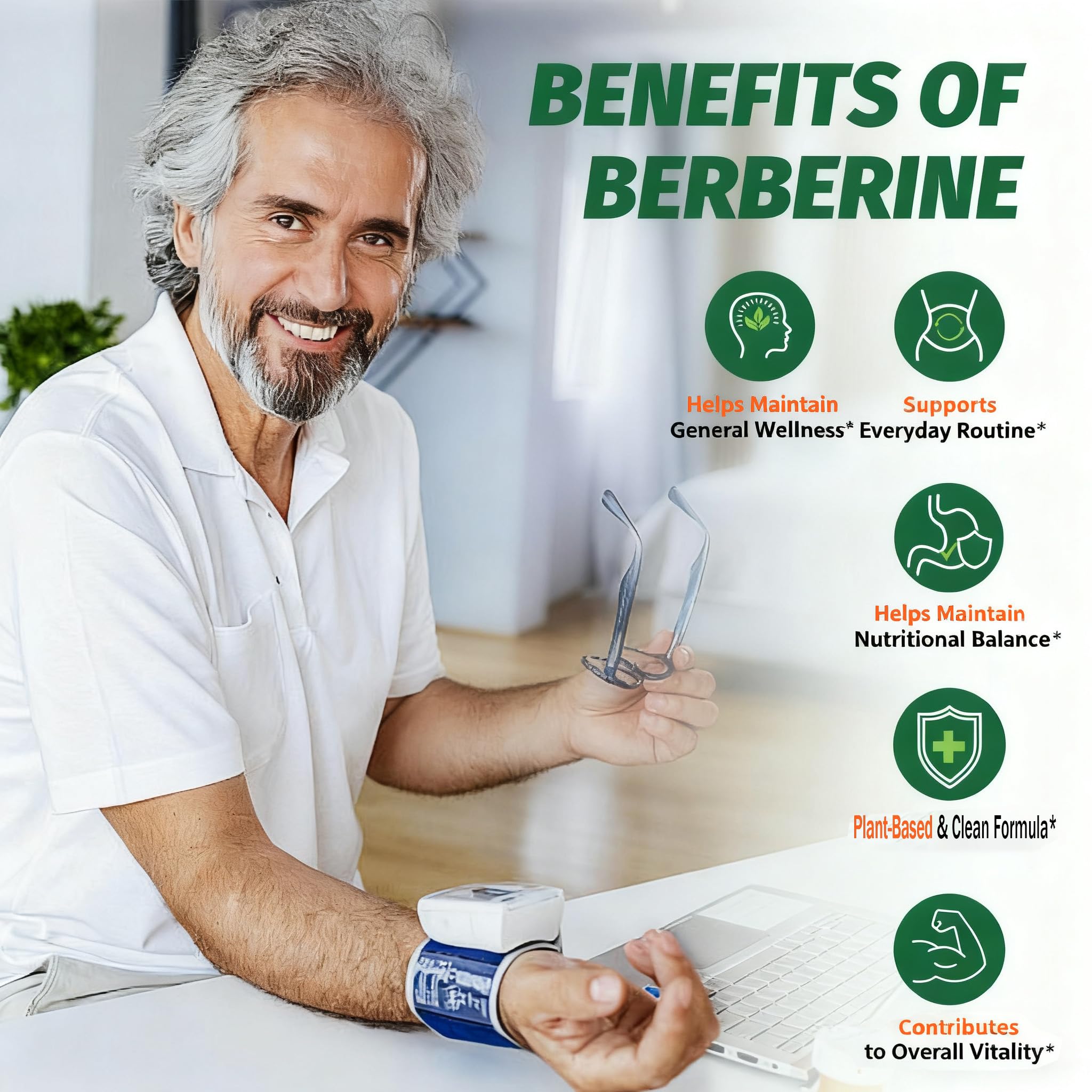 Berberine Supplement HCl 1500mg with Ceylon Cinnamon for Weight* Management — Amazon image 4