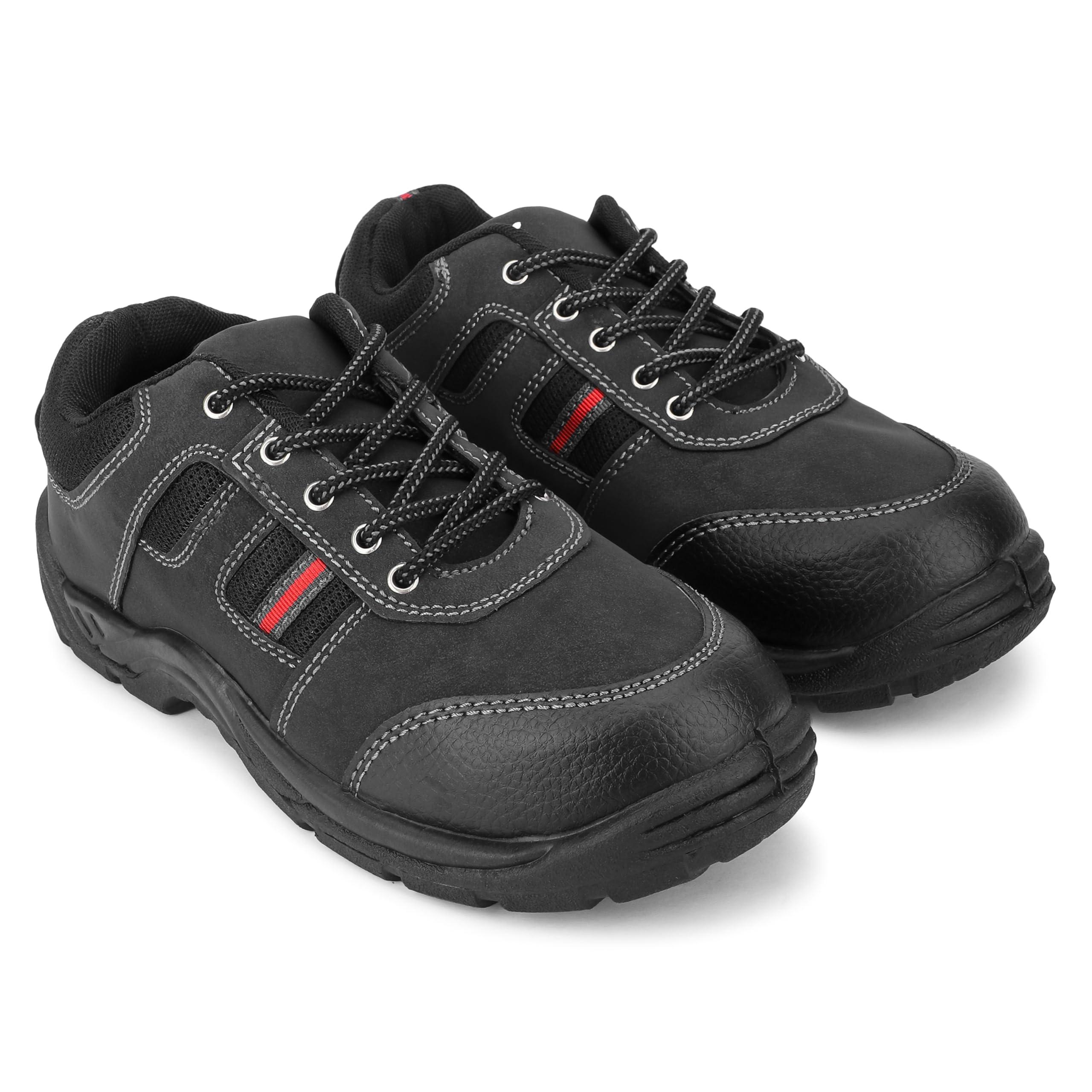 AngoMen's Black Work Sneaker, Size 6 to 11 UK