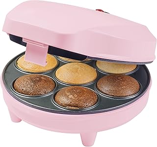 Bestron ACC217P Machine à Cupcake, 700 W, Rosa
