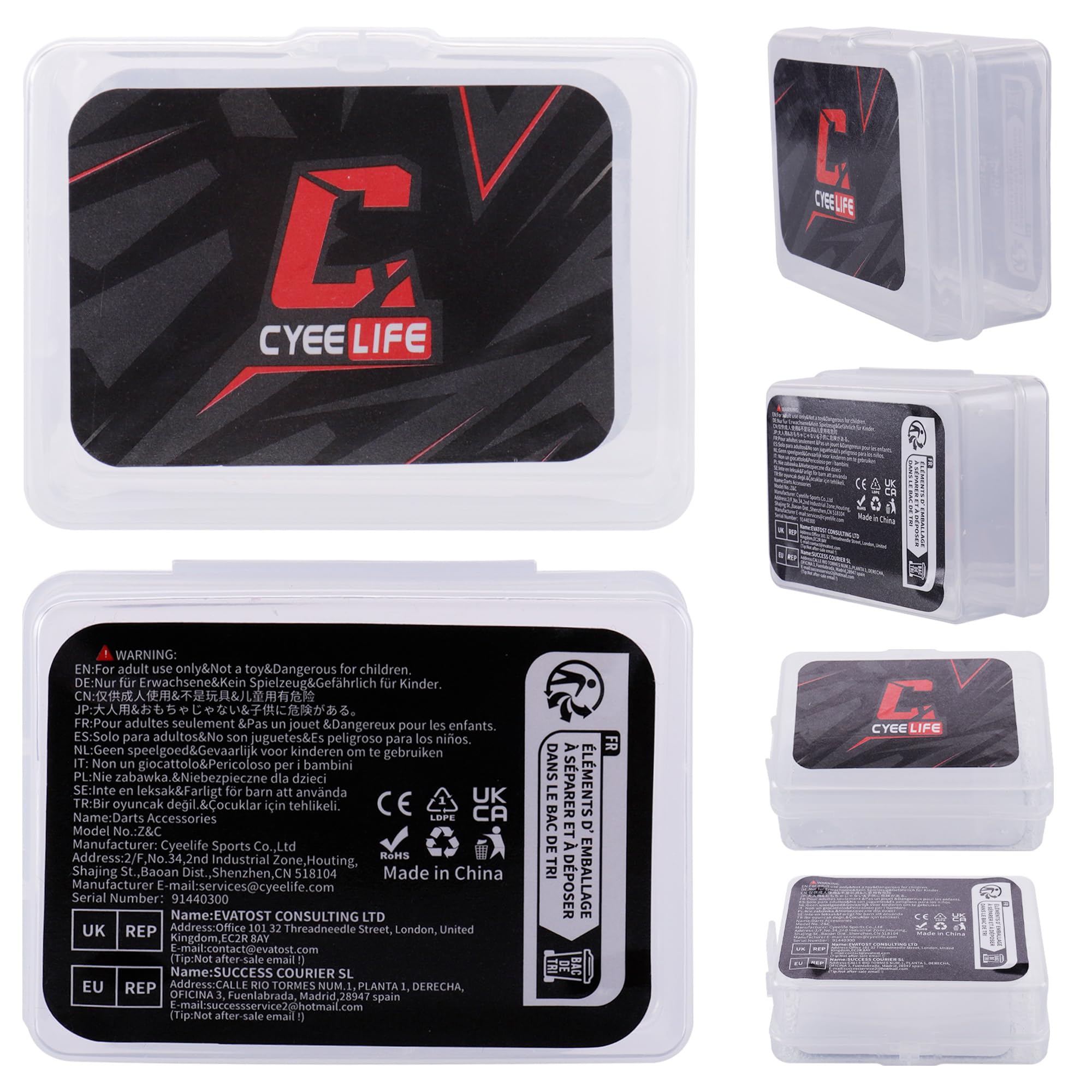 CyeeLife Cire de Prise pour Fléchettes 2 Pièces Rouge et Vert