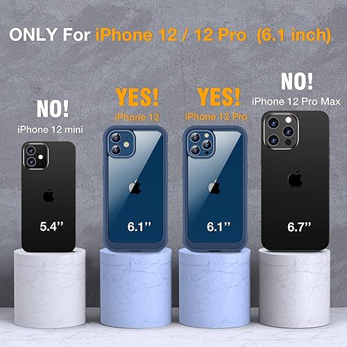 Miniatura 653 de Miracase Glass Series - Funda para iPhone 11 de 6.1 pulgadas, funda resistente de cuerpo completo mejorado con protector de pantalla de vidrio Negro