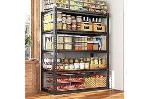 Organize with REIBII's Canning Shelves for Pantry, Kitchen, & Garage