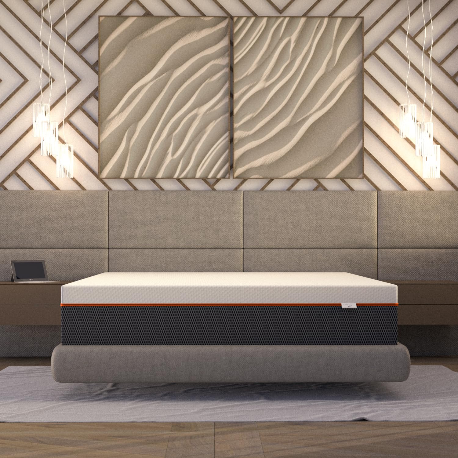 OlimpoFLEX Maragià Materasso Matrimoniale 170x190 – Memory Foam 3 Strati, Altezza 30 Cm, 7 Zone, Fodera Sfoderabile – Made In Italy Con 2 Cuscini In Omaggio - 4