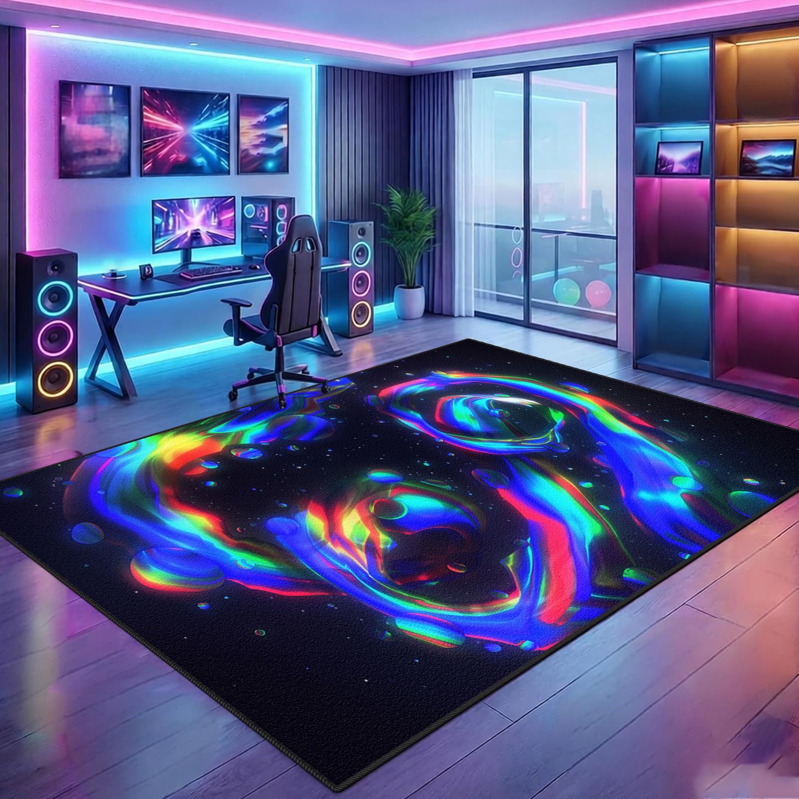 Tapis de jeu gamer manette 3D le cadeau idéal pour chambre de garçon