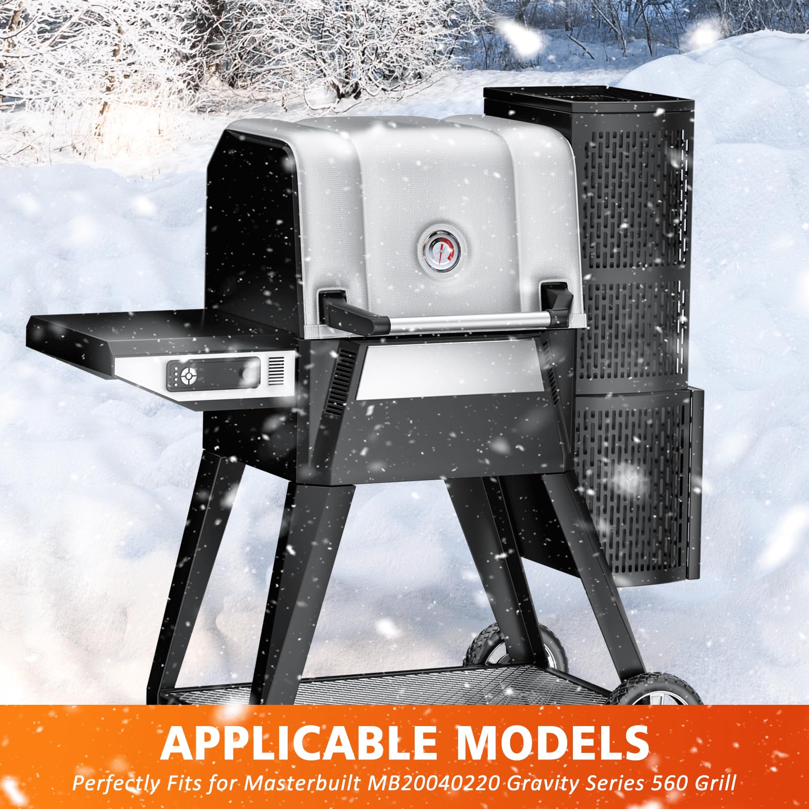 Hisencn Grill Blanket for Masterbuilt Gravity Series 560 Grills, Grill Insulation Blanket for Masterbuilt MB20040220, Grill Blanket for Saving Pellet, Must Have for Winter Cook