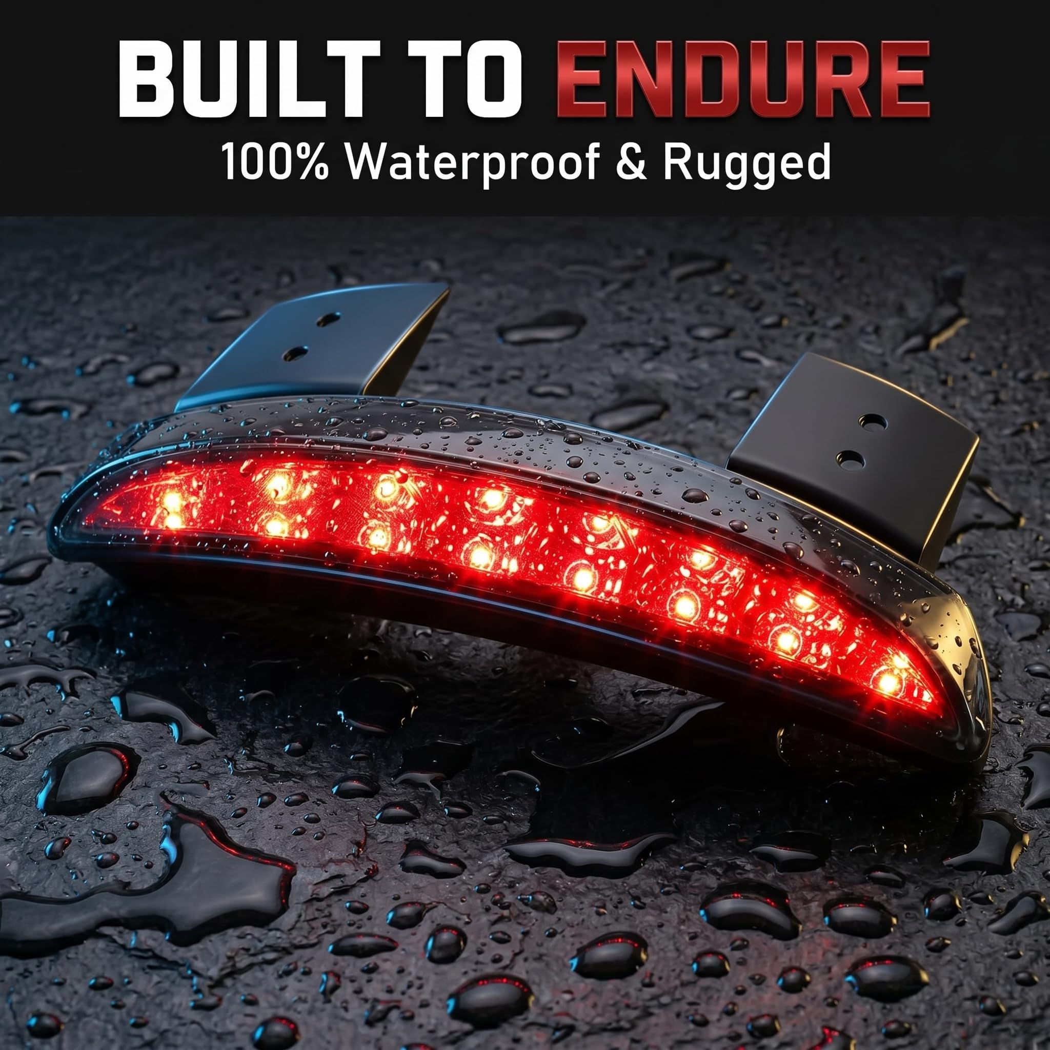 Ankia Motocyklowe tylne światło LED Fender Edge hamulec oświetlenie tablicy rejestracyjnej Running Light kierunkowskaz do Harley Sportster XL883 XL1200