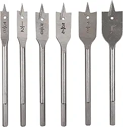 EDA Brocas Chatas Na Cartela Jogo Com 6 Peças Eda