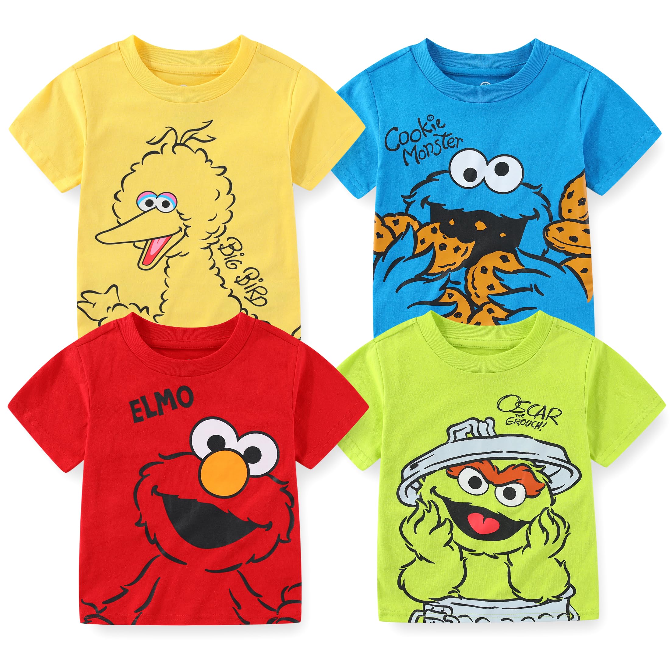Boys 4 Pack T-Shirts for Infant and Toddler Kids