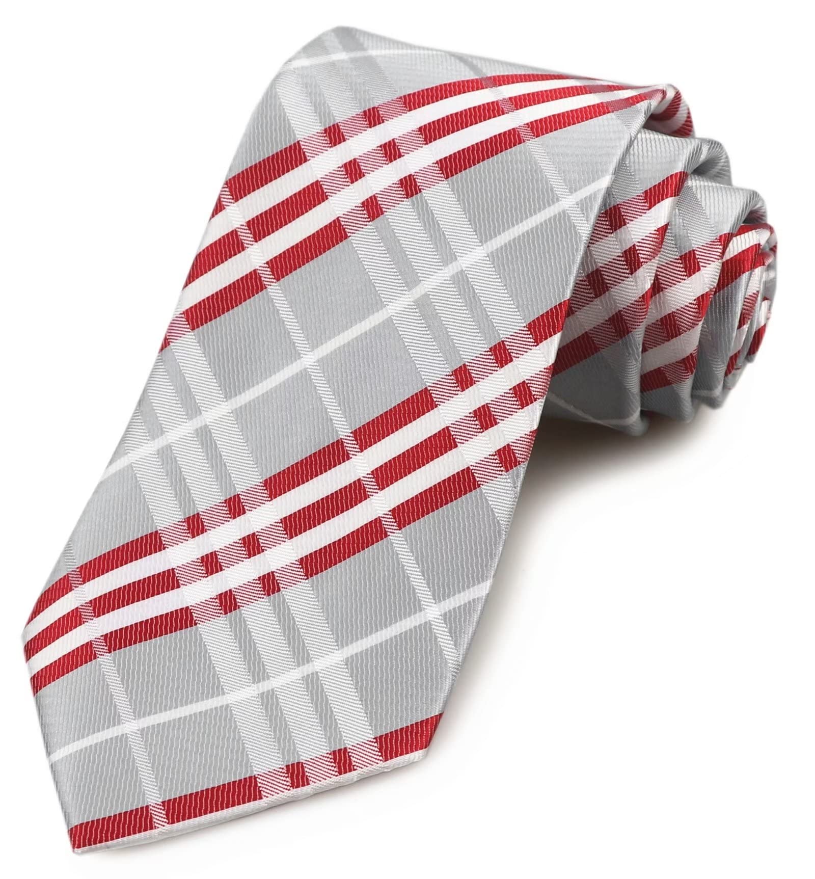 Men's Striped Patterned Tie Polka Dots Jacquard Formal Designer Neckties